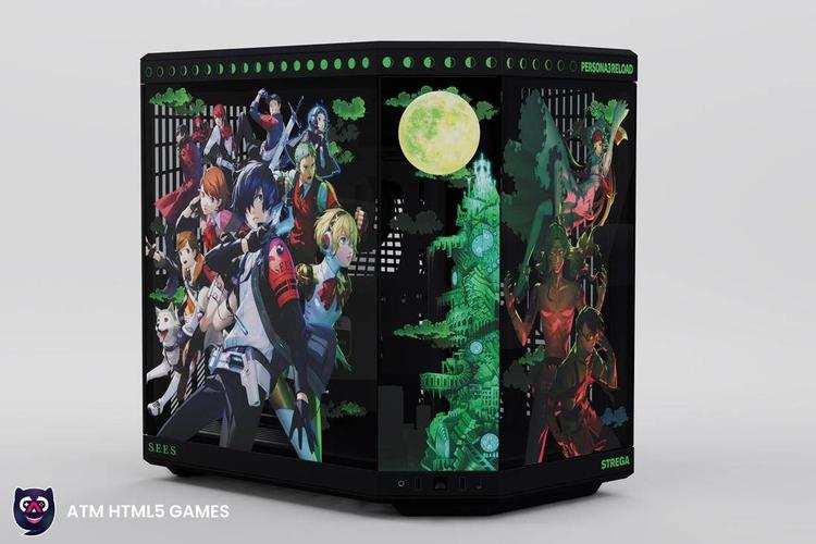 Persona 3 Reload Themed PC Case - Creative Gaming Build