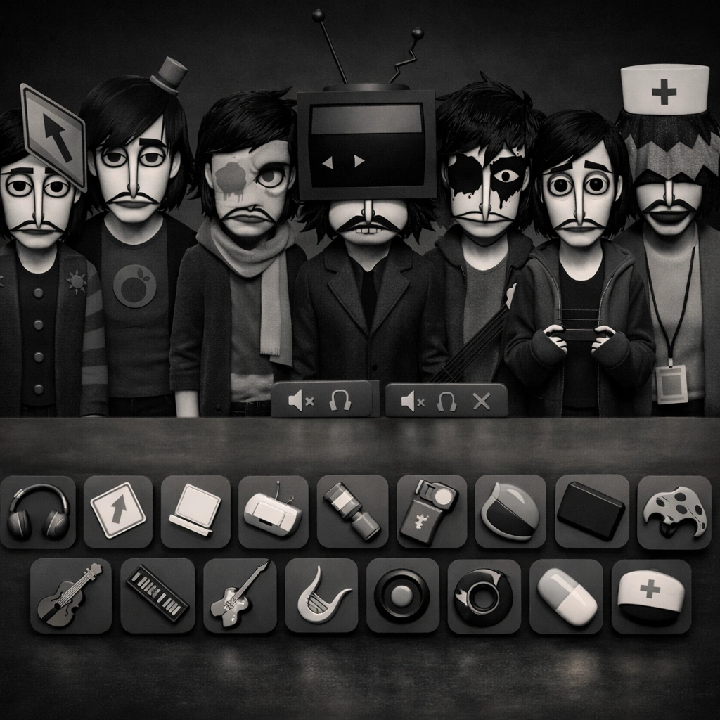 Gray Sprunki Game Create Unique Beats Online Free